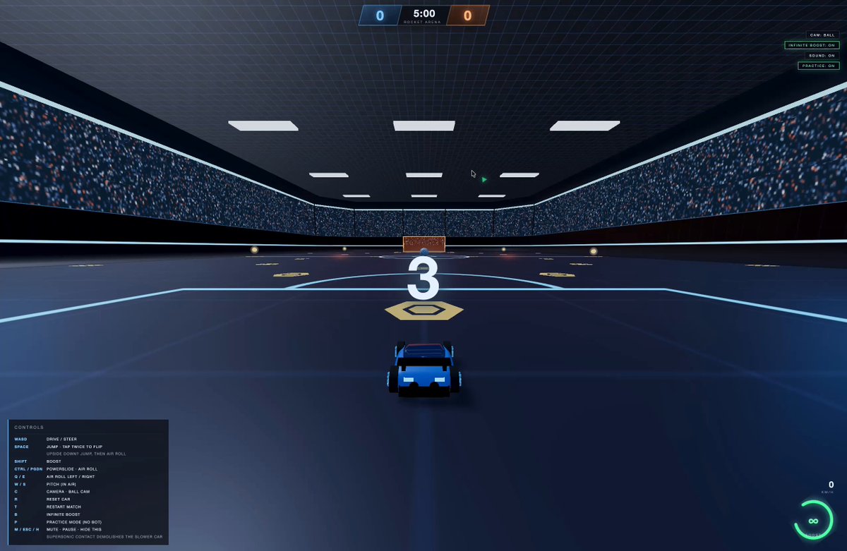 Playable Rocket League-Style Game — video poster