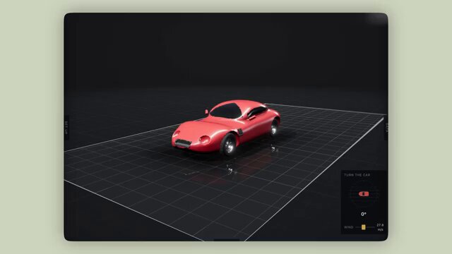 Real-Time Single-Page Wind Tunnel — video poster