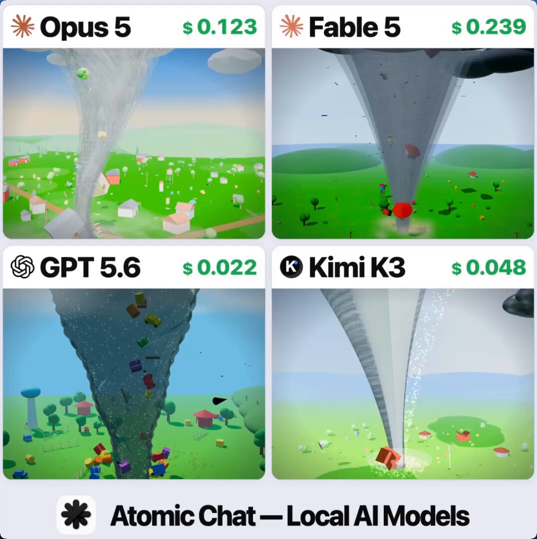 Four-Model Destruction Physics Test — video poster
