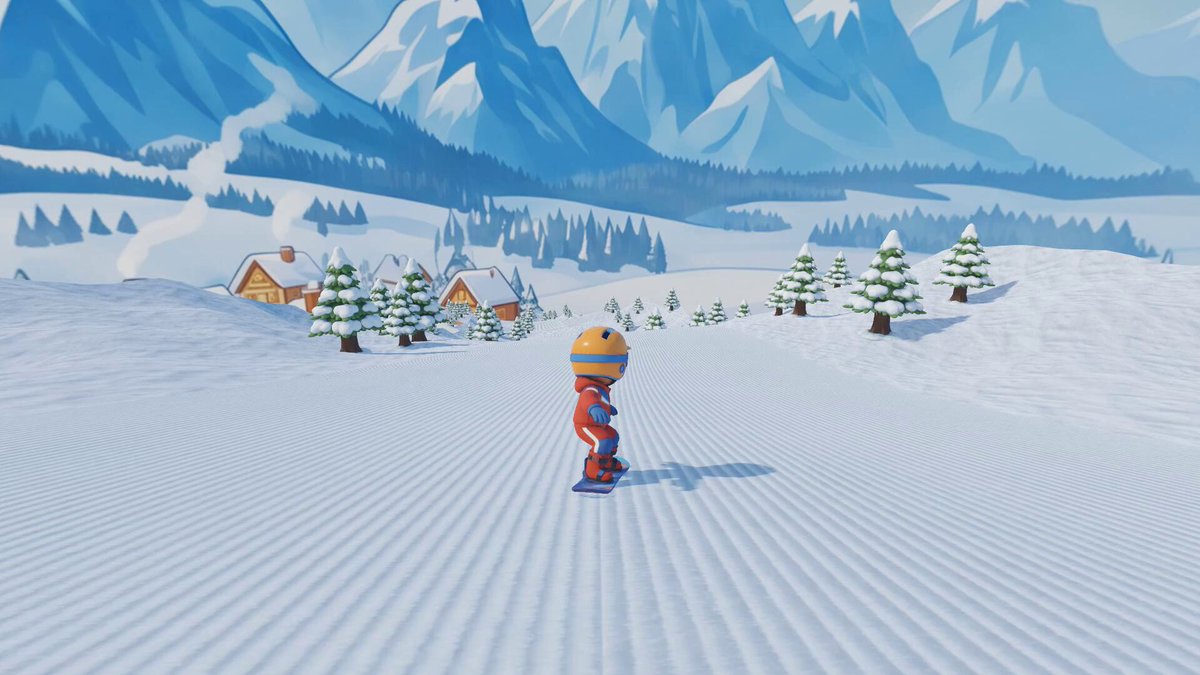 One-Shot Snowboarder Physics Test — video poster